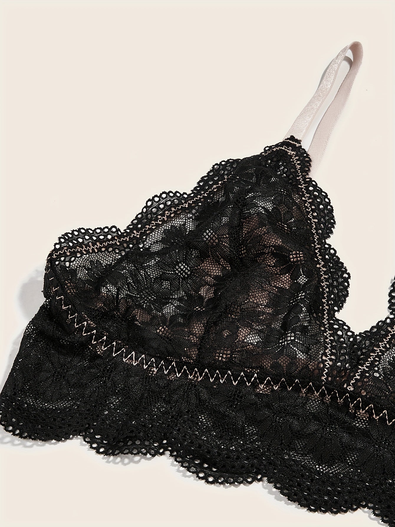 Sexy Lace Triangle Cup Light Bralette
