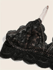 Sexy Lace Triangle Cup Light Bralette