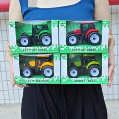 Toy Car Farm Tractor Puzzle Boy Toy Car Packaging Gift