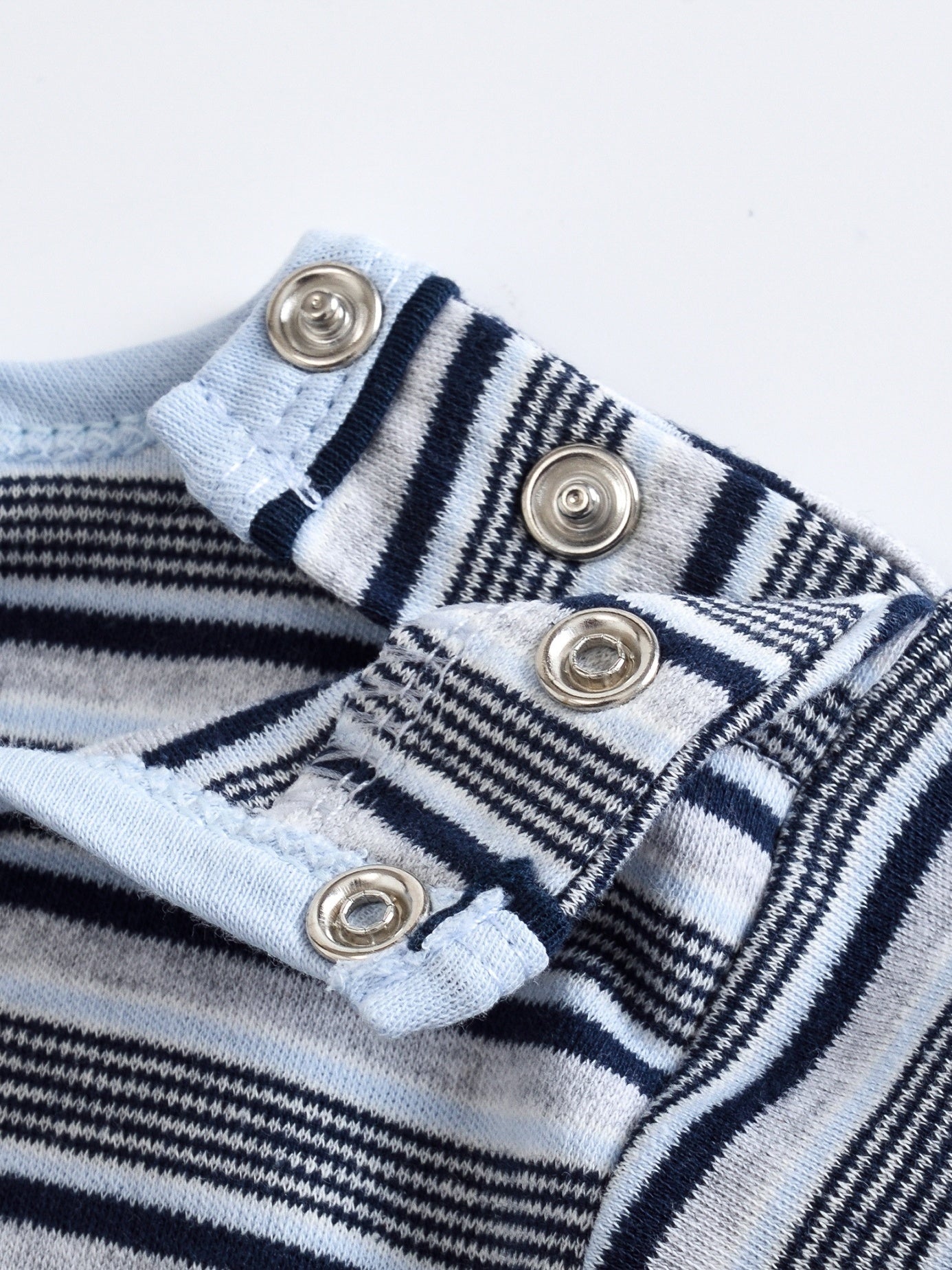 Baby Boy's Striped Romper Long Sleeve Sports Romper