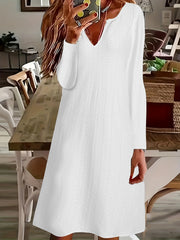 Casual Long Sleeve Maxi Dress