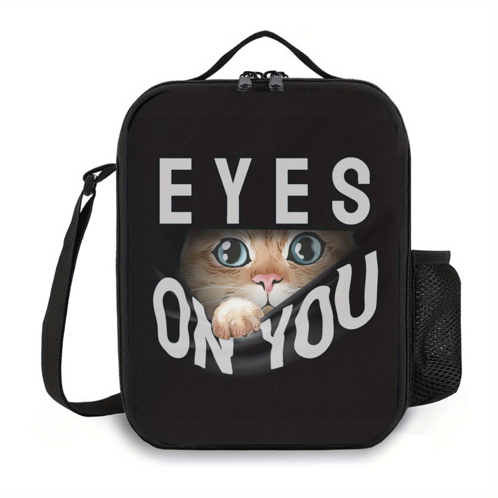 Reusable Unicorn Dinosaur Cat Pattern Insulated Lunch Bag