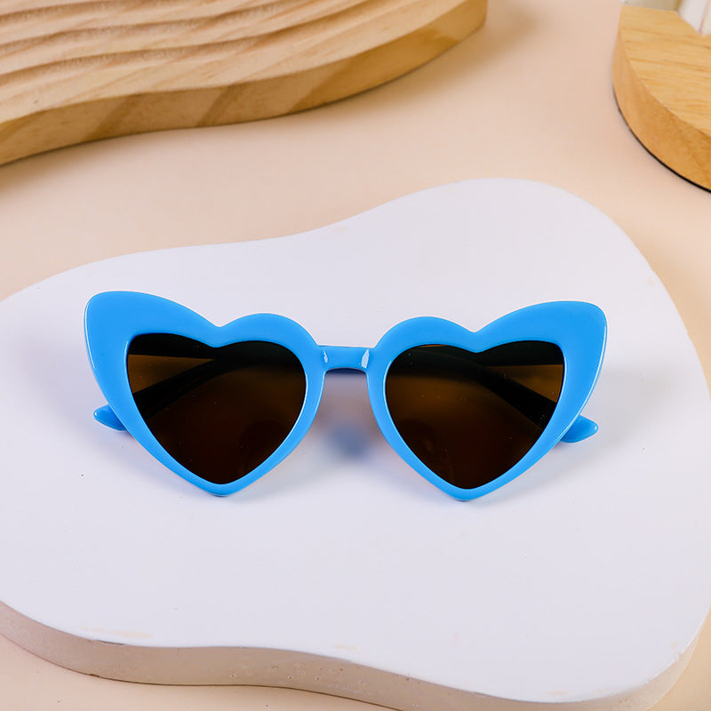 Y2K Heart Shaped Sunglasses UV Protection UV400 for Party