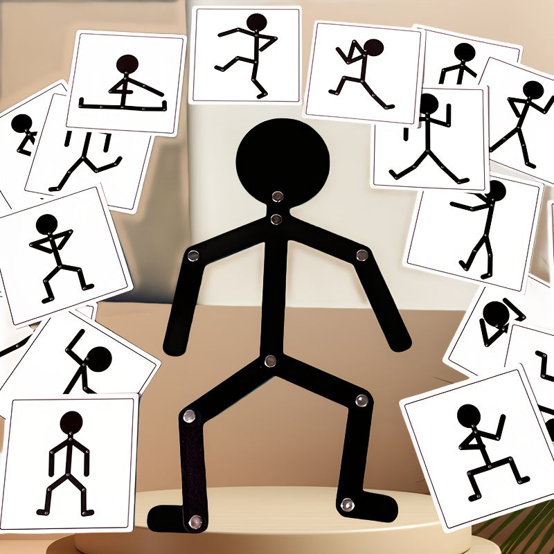 Wooden Figure Desktop Toy for Cognitive Development