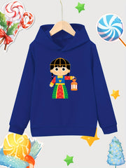 Girl Lantern Print Pullover Hoodie