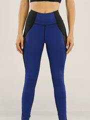 Mesh Stitching Yoga Leggings High Waist Workout Pants