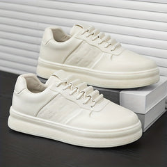 Men's Platform Skate Shoes Lace up Breathable