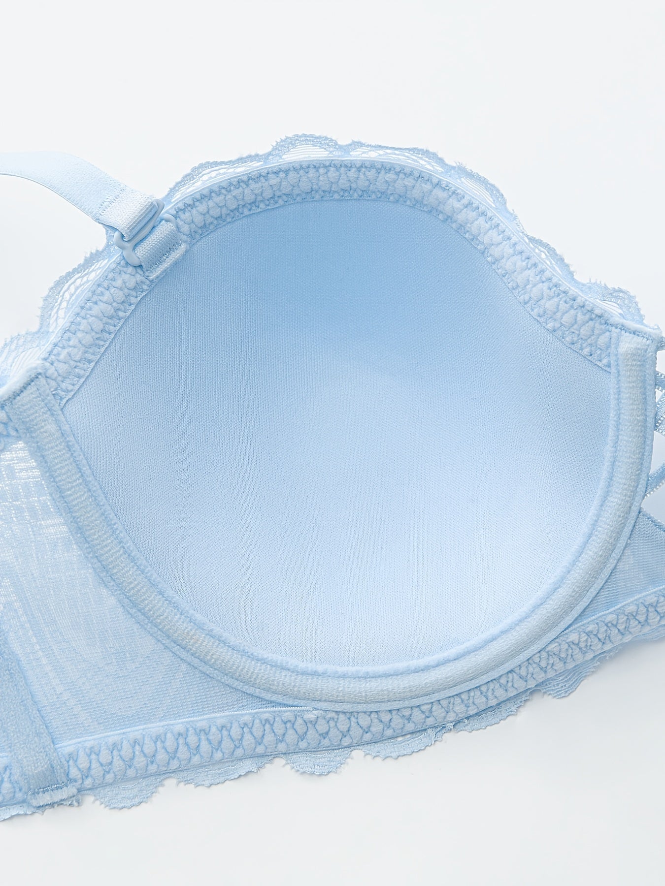 Lace Push Up Bra Comfy & Breathable Cut Out Intimates Bra Women's Lingerie