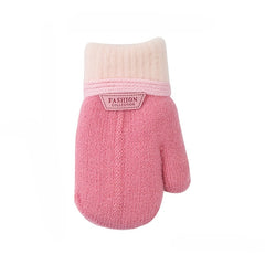 Kids Winter Warm Gloves - Solid Thickened Gloves