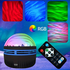 Star Projector With 7 Patterns & Remote Control for Bedroom Night Light