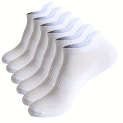 25 Pairs Men's Liner Anklets Socks Cotton Blend Breathable Soft Sweat Absorbent