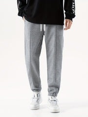 Men's Loose Fit Drawstring Joggers for Fitness Cycling
