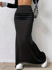 Pleated Bag Hip Skirt for Spring & Summer Women's Clothing