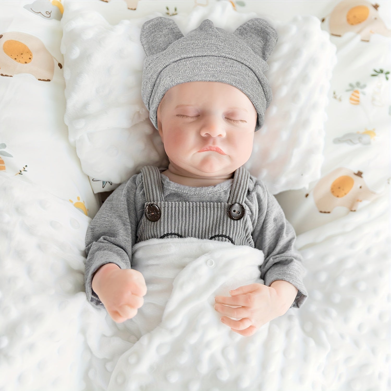Realistic Newborn Soft Vinyl Baby Dolls Toy For Kids Age 3