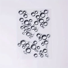 Bubble Art Pattern Clear Stamp for Card Making