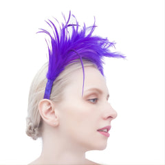 Feathers Headband Fascinator for Women Party Cosplay