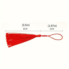 40pcs DIY Tassel Pendant for Crafts Clothing Bridal Bouquet Sewing Fabric