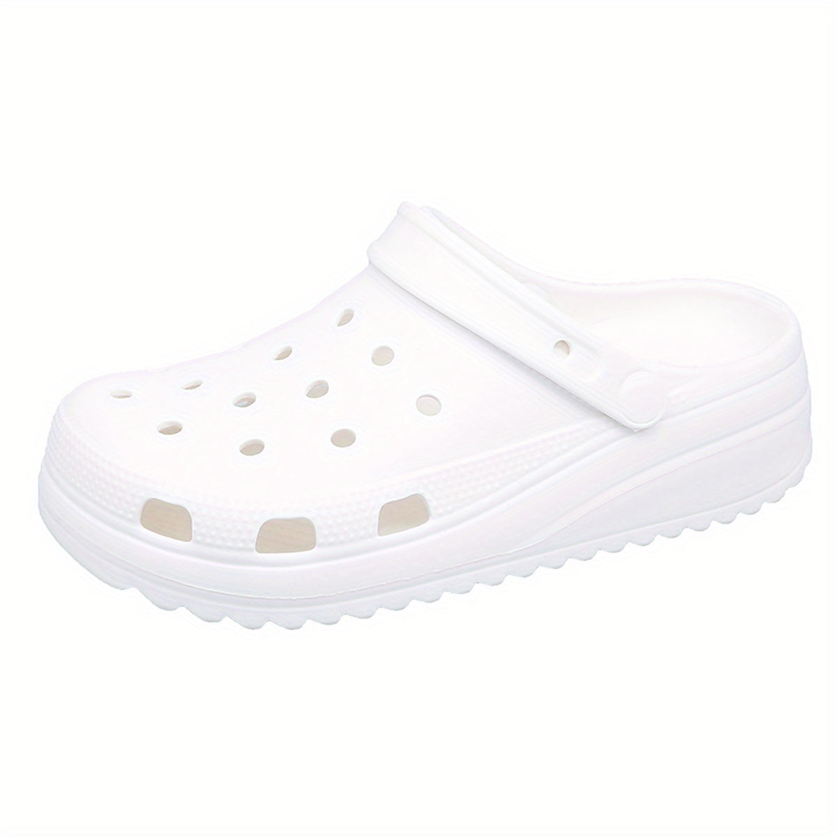 Women's Platform Clogs Hollow Out Non Slip Slide Shoes