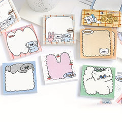 Animal & Rose Starry Sky Mini Stickers Notepad