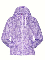 Women's Sun Protection Hooded Jacket Lightweight Sports Coat