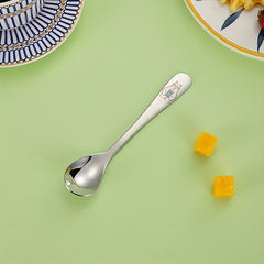 Kids Stainless Steel Fork, Spoon & Dessert Fork Set