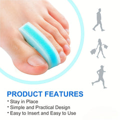 Foam Sponge Toe Separator 10pcs for Corns Overlapping Toes