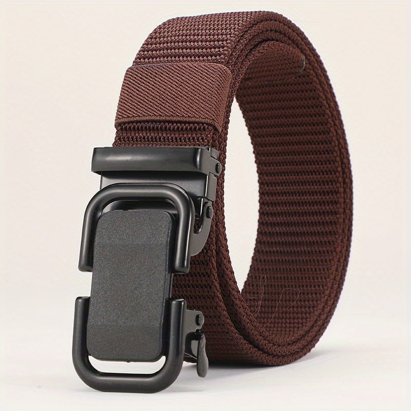 Men's Nylon Outdoor Casual Belt with Automatic Buckle