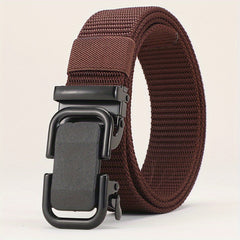 Men's Nylon Outdoor Casual Belt with Automatic Buckle