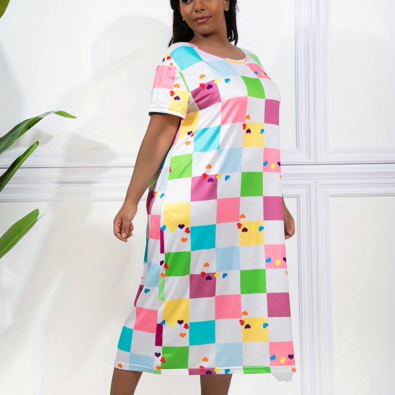 Casual Loungewear Dress Women's Nightdress
