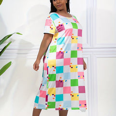 Casual Loungewear Dress Women's Nightdress