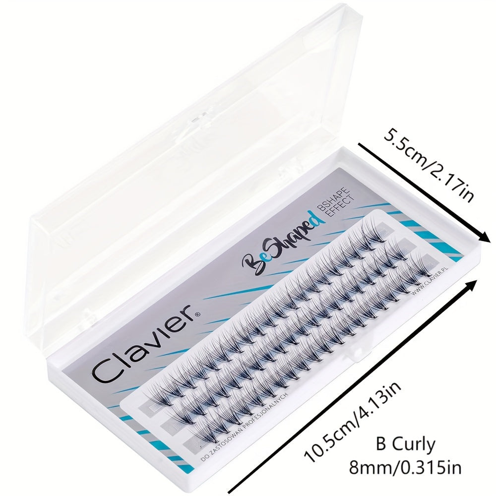 10D Individual Cluster Lashes B Curling Professional Eyelash Extension