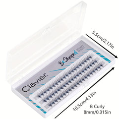 10D Individual Cluster Lashes B Curling Professional Eyelash Extension