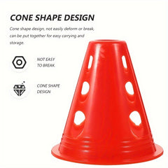 30pcs Roller Skating Training Cones W/Storage Bag for Competitions