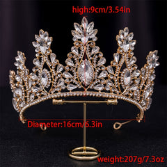 Rhinestone Crystal Bride Bridal Crowns And Tiaras Headband