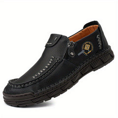 Men's Breathable Hiking Shoes Zipper Closure Non Slip Sole