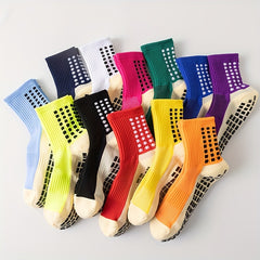 Polka Dot Sports Socks - Comfy & Breathable Non slip Women's Stockings