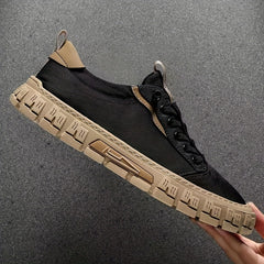 Men's Casual Lace-up Sneakers Comfortable Breathable Shoes