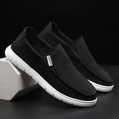 Traditional Beijing Shoes Kung Fu Tai Chi Rubber Sole Slip On Flat Shoes