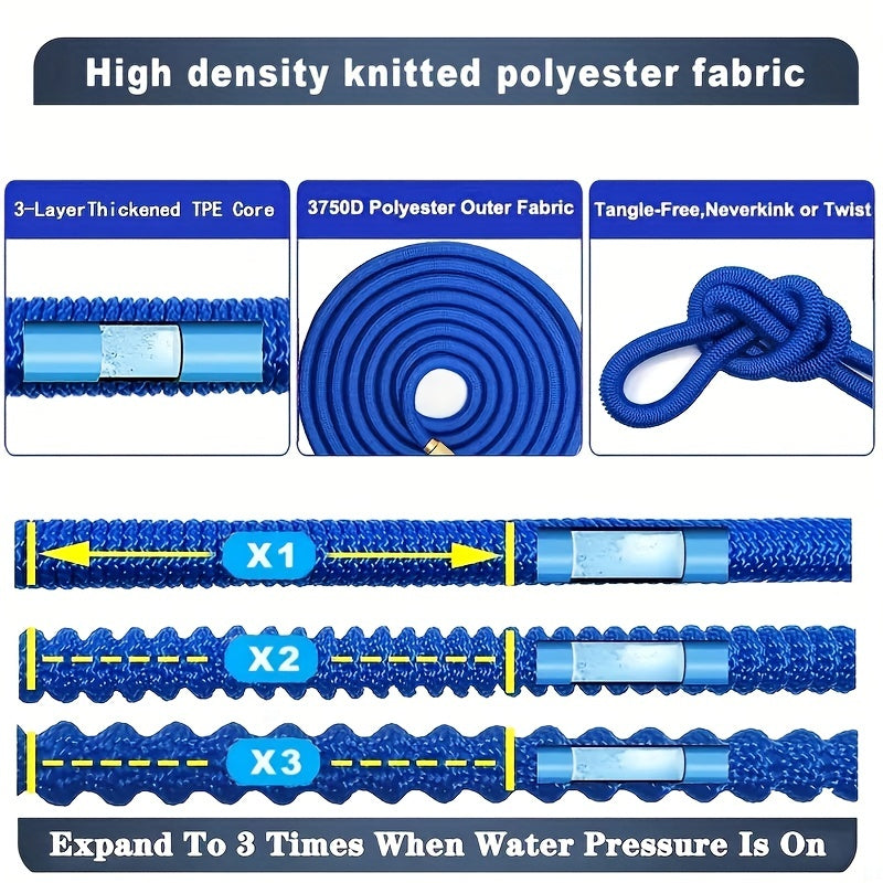 Expandable Garden Hose High Pressure with Spray Gun