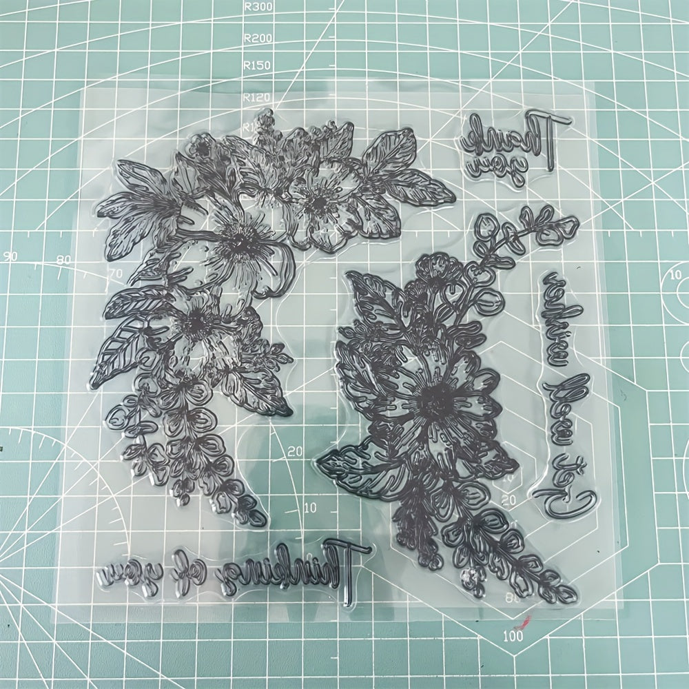 Cartoon Flower Silicone Stamp for Kids