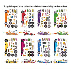 Kids Racing Car Stickers for Party Favors
