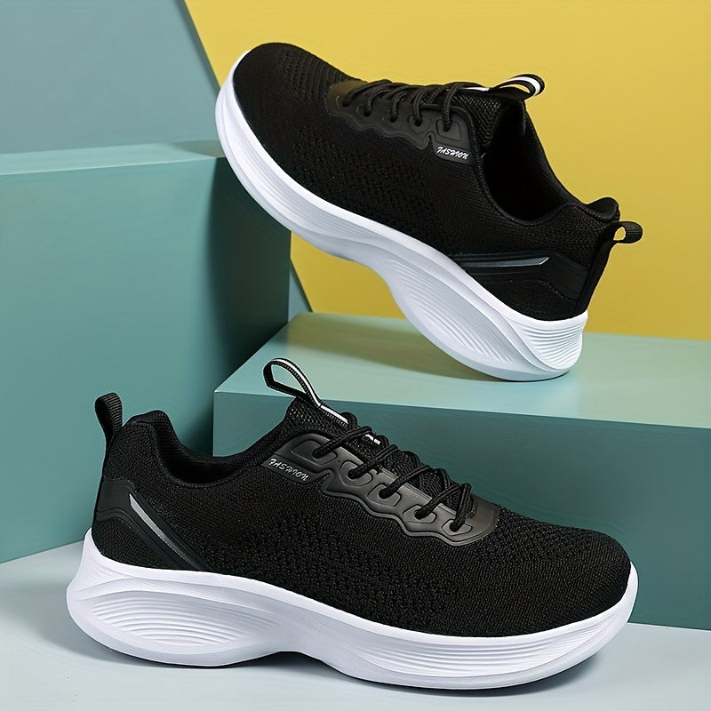 Men's Lightweight Woven Running Shoes Breathable Outdoor Sports Shoes
