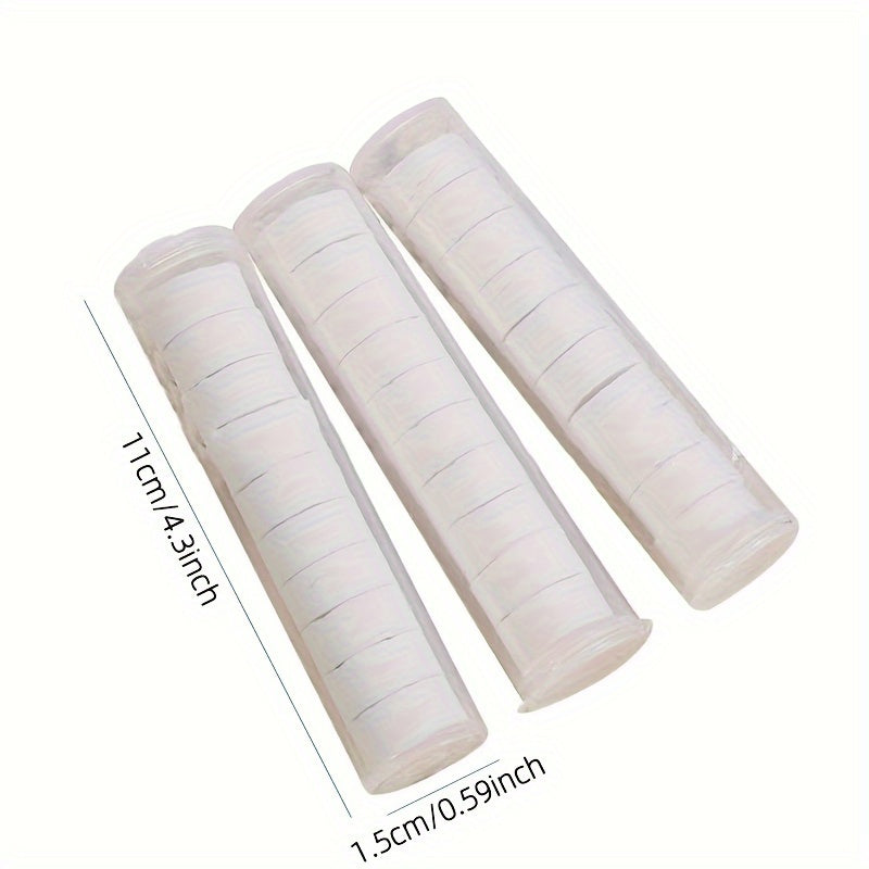 20 Portable Disposable Facial Cleansers in PVC Plastic Tube Packaging