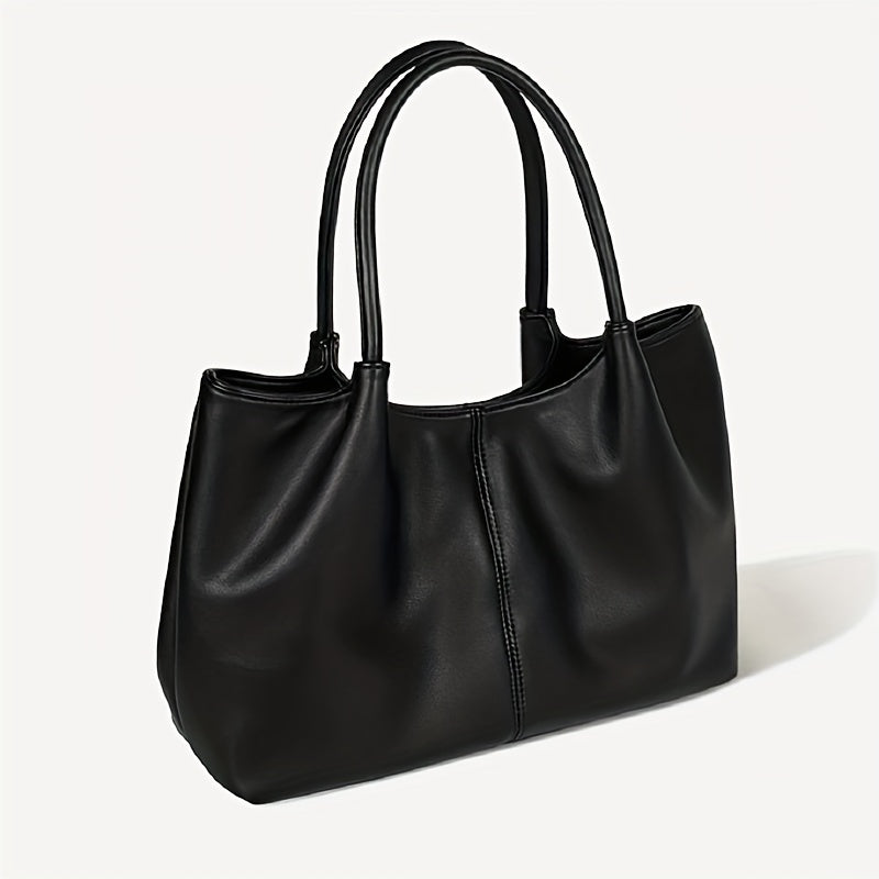 Minimalist Solid Tote Bag All Match Storage Hanmdbag Women's Handbag