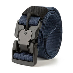 Outdoor Tactical Belt Men's Nylon Knitted Belt Magnetic Buckle