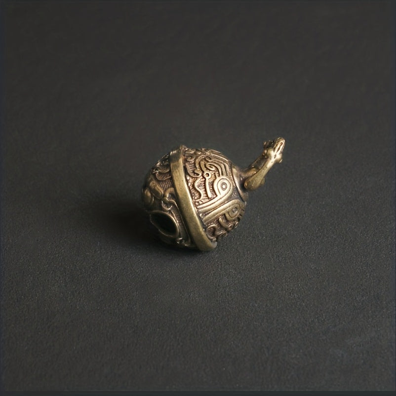 Brass Gluttonous Bell Car Keychain Pendant Bell Accessories