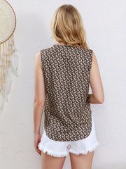 Colorblock Tank Top V Neck Summer Sleeveless Top Women's Clothing