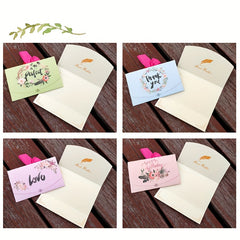 10pcs Anime Blessing Words Greeting Card Birthday Thank You Holiday Gift