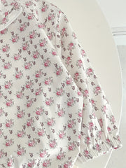 Baby Girls Cartoon Floral Long Sleeve Coat