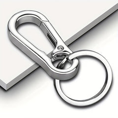 Stainless Steel Key Chain Pendant Metal Key Ring for Men Women